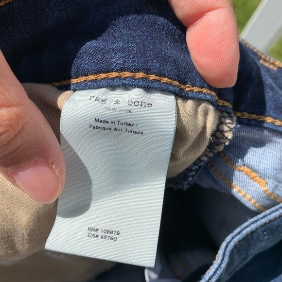 Rag & bone cate mid rise skinny ankle jeans - Picture 7 of 8